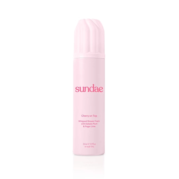 Sundae Whipped Shower Foam Cherry on Top for All Adult Skin Types