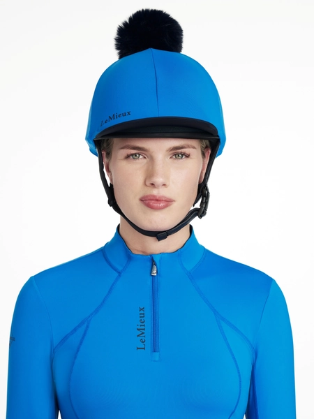 Classique Pom Hat Silk Benetton Blue One Size