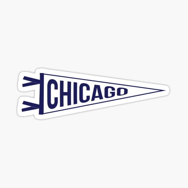 Chicago Pennant Sticker