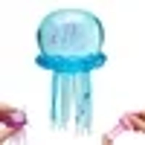 Jellyfish Squeeze Toys,Jellyfish Squeeze Toys,Stress Relief Squeeze Toys Collectible Birthday Gifts for Adults (Blue)