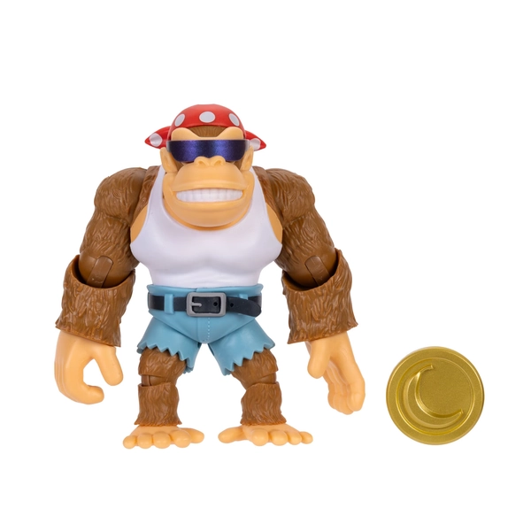 Nintendo 4 inch Funky Kong Action Figure with Banana Coin Accessory - Walmart.com