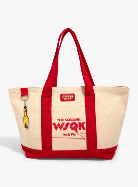 Stranger Things The Squawk Tote Bag