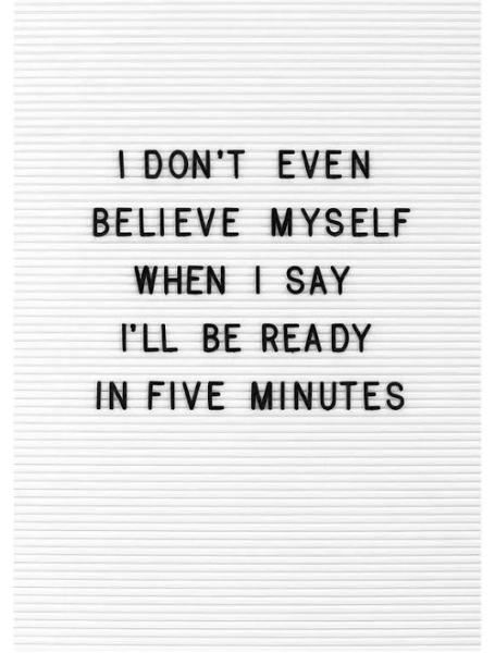 Prints - Five Minutes Print (8" x 12" in) - Humour & funny posters