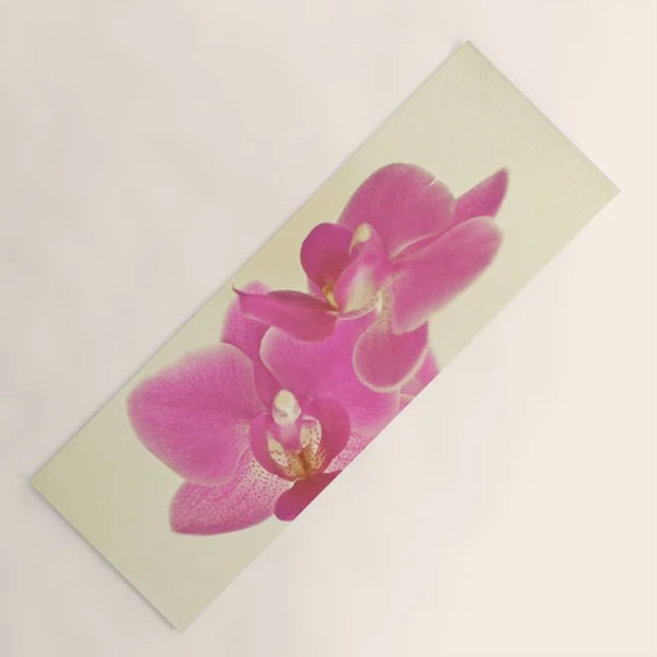 Pink Orchid Yoga Mat