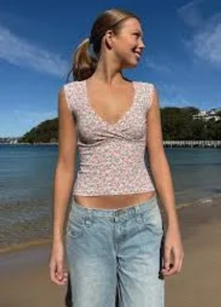 Amara Floral Tank