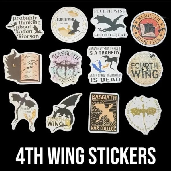 Sticker Pack | Fourth Wing Stickers | 10 Pack3