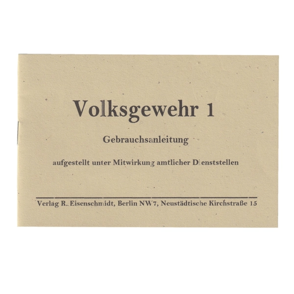 Volksgewehr 1 Manual