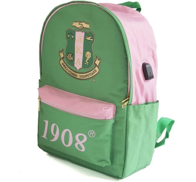 Alpha Kappa Alpha Backpack-USB Port