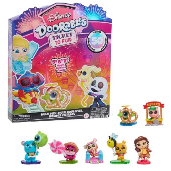 Disney Doorables Ticket to Fun Festival-Themed Collectible Figures