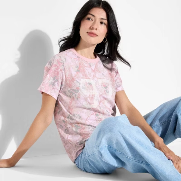Women's Camo 97 Short Sleeve Graphic T-Shirt - Pink S