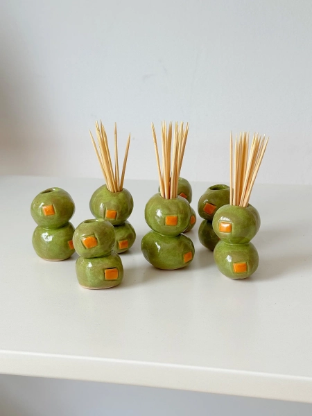 Olive Toothpick Holder — MIRYO