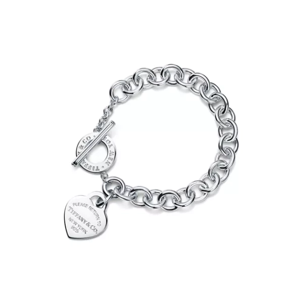Return to Tiffany® Heart Tag Toggle Bracelet in Silver