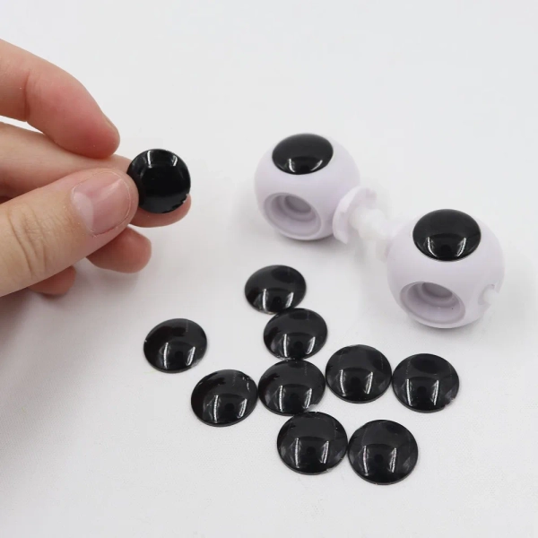 Neo Blythe Doll Black Plastic Eyechips