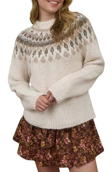 Blu Pepper Women's Fair Isle Sweater