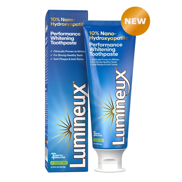 Lumineux 10% Nano-Hydroxyapatite Performance Whitening Toothpaste, Fluoride Free Enamel Care, 3.75oz - Walmart.com