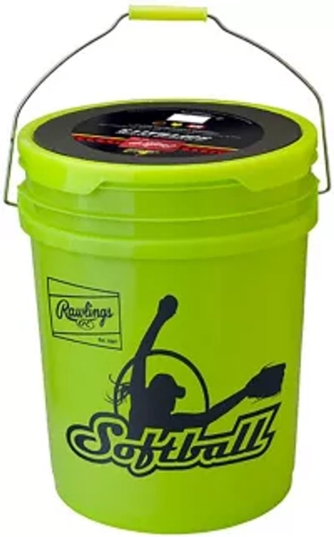 Rawlings 12" Practice Fastpitch Softball Bucket - 12 Pack