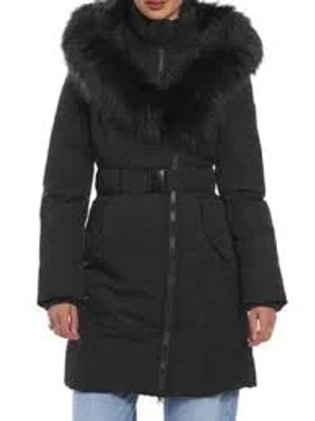 Eva B III Faux Fur Trim Long Parka