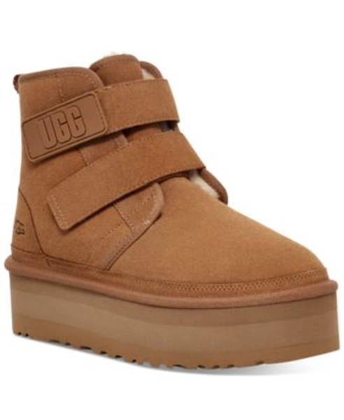 Women's Neumel Double-Strap Platform Booties