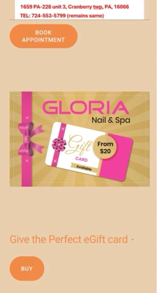 GLORIA NAIL AND SPA