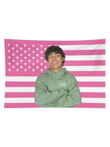Movie Celebrity Actor Malachi Tapestry Barton Pink Art Flag Tapestry For Room Aesthetic Living Room Bedroom College Dorm Decor Pink Gift