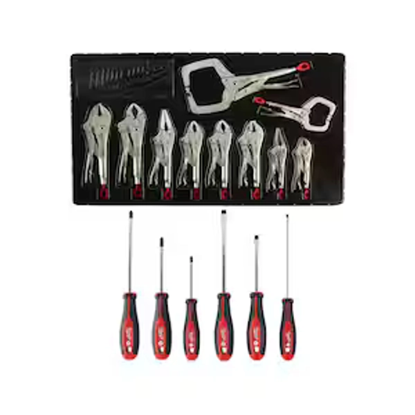 Torque Lock Locking Pliers with Screwdriver Set (16-Piece)