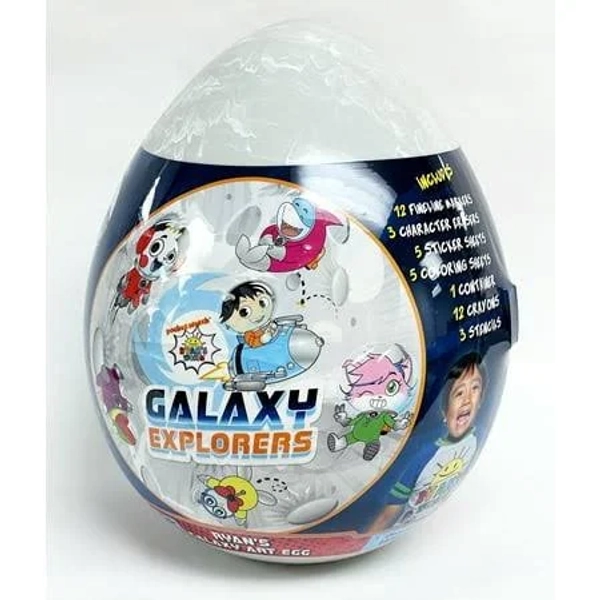 Ryan's World Mystery Art Egg Series 3 Galaxy Activity Set