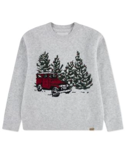 Boys Truck Crew Sweater