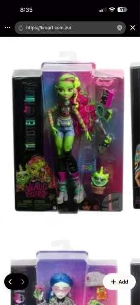 Monster High Doll Playset - Assorted