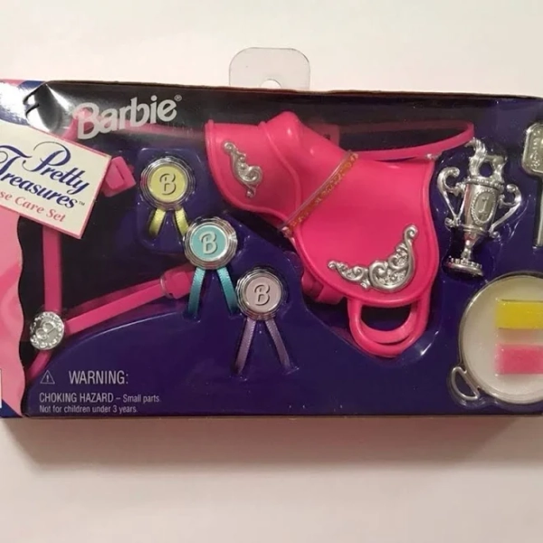 Mattel Barbie Pretty Treasures Horse Care Set - New Toys & Collectibles | Size: s