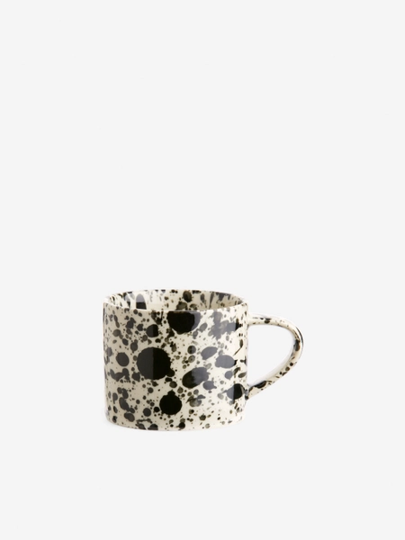 Stoneware Cup – Off White/Black – Homeware – ARKET GB