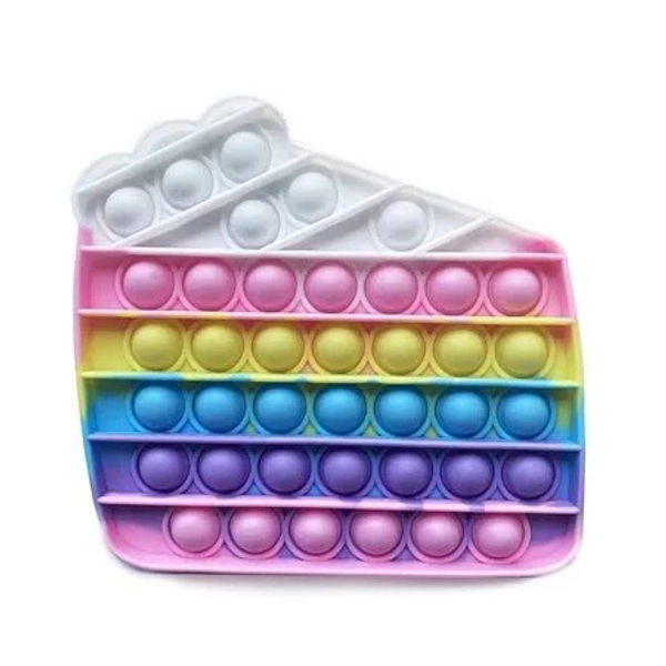 Sensory Push Bubble Fidget Toy - Stress Relief and Anti-Anxiety Toy for Kids and Adults - OMG Pop Fidgety - Layer Cake