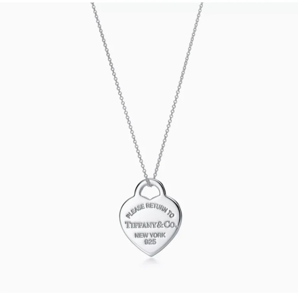 Return to Tiffany® Heart Tag Pendant in Silver, Medium