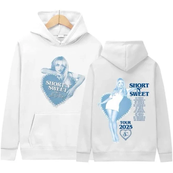 Sabrina Carpenter Tour 2025 Album Oversized Sweatshirt