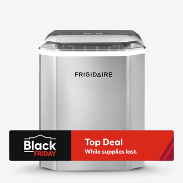Frigidaire 26-lb Ice Per day Bullet Ice Maker ( Stainless ) | EFIC149-SS