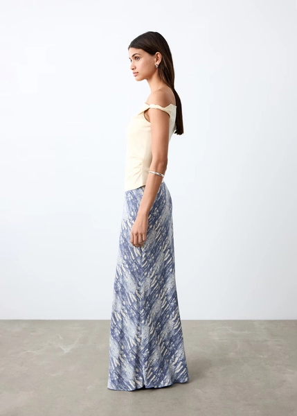 Printed long skirt - Teen | MANGO USA