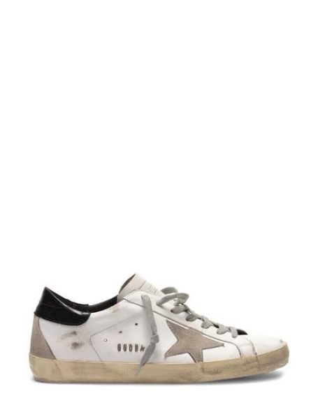 Golden Goose Super-Star Sneaker in White/Ice/Black at Nordstrom, Size 8Us