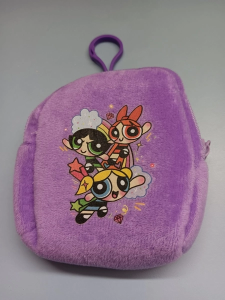 Powerpuff Girls (Purple) Change Purse / Key Chain (NEW)