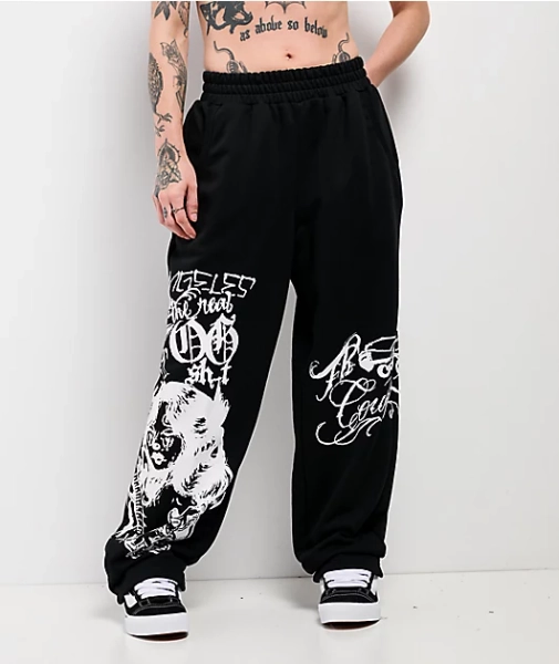 FB County Lifestylez Black Sweatpants