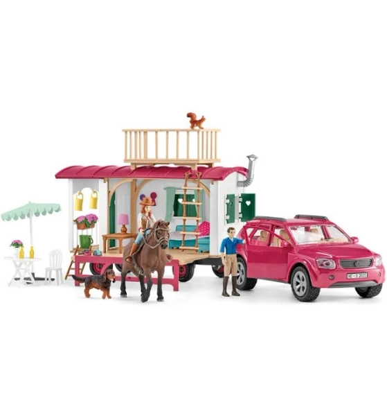 Schleich Horse Club Interactive Camping Trip and Car Camper Playset