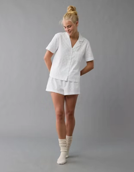 AE Eyelet Button-Up PJ Set