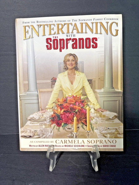 First Edition 2006 Sopranos Cookbook Entertaining With The Sopranos by Carmela