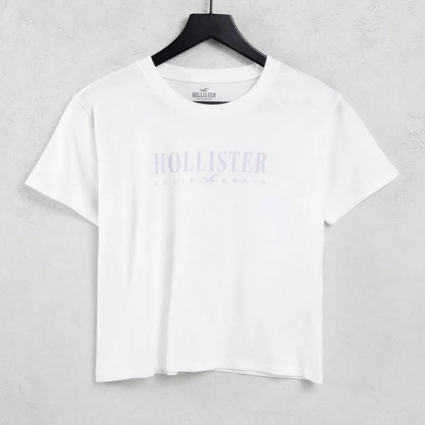 Hollister Co. Print Tshirt, Women's, Size: XS, White