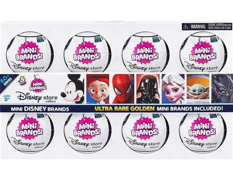 Mini Brands Disney Store 60+ Ultra Rare Golden Mini Brands