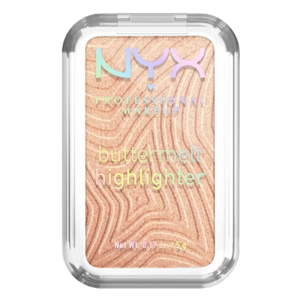 NYX Professional Makeup Buttermelt Powder Highlighter - 10 Glaze It Butta - 0.17 oz