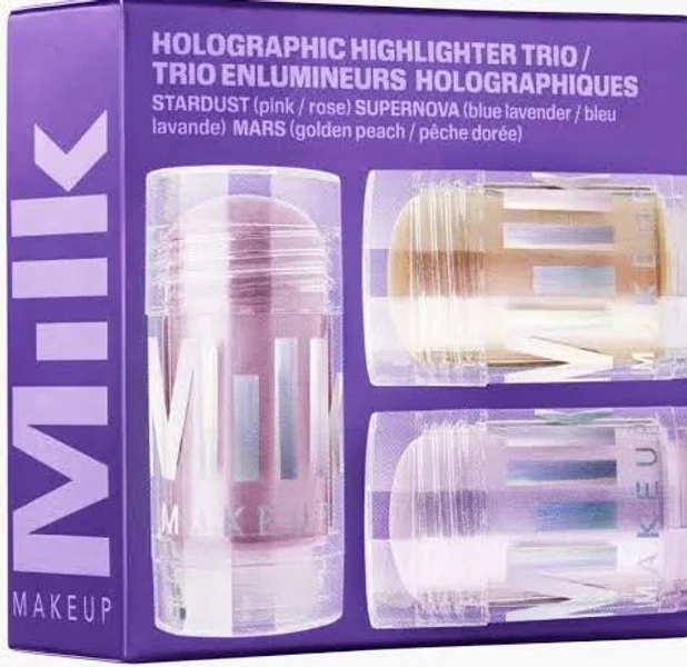 Milk Makeup Galactic Glow Holographic Highlighter Trio