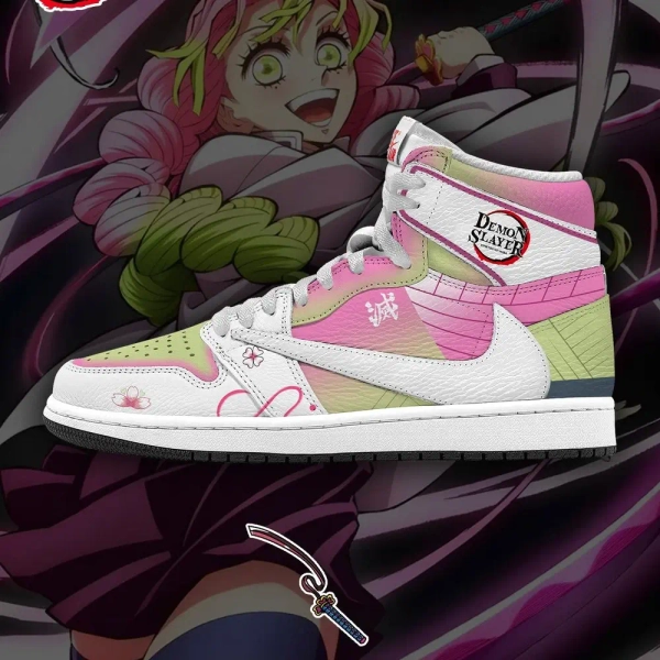 Mitsuri Kanroji V.1 Demon Slayer Limited Edition High Top Shoes - Shoesmates
