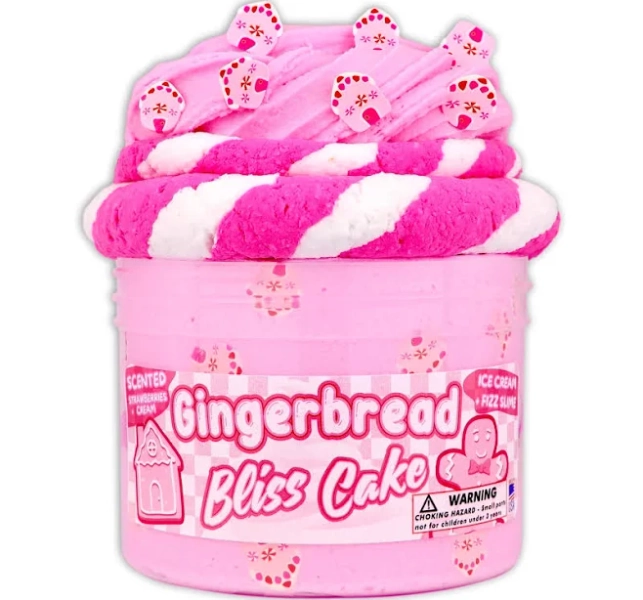 Gingerbread Bliss Cake Slime