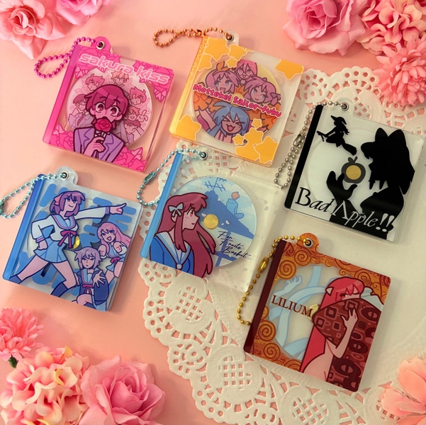 2000s Anime CD Keychains