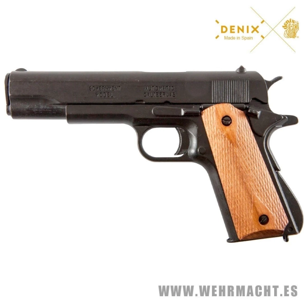 Colt M1911 Black + Wood