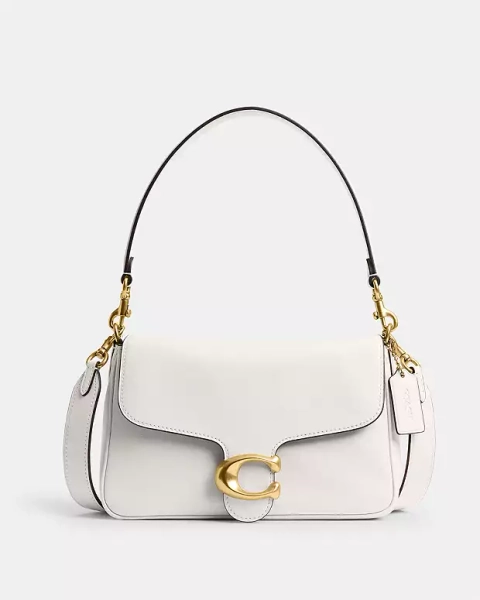 Brass/Chalk Soft Tabby Shoulder Bag